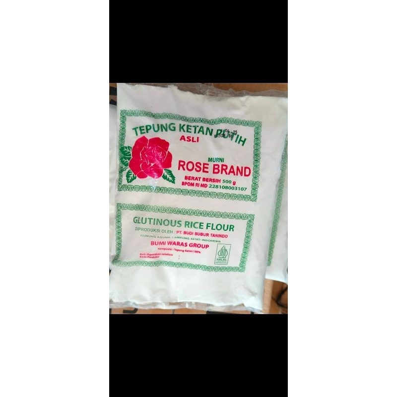 

Tepung Ketan Putih Rosebrand 500gr / tepung ketan / Tepung / Rosebrand
