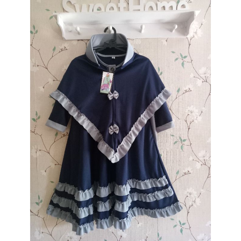 baju muslim anak perempuan | gamis anak set hijab | baju anak perempuan usia mulai 6bulan 1 2 3 4 5t