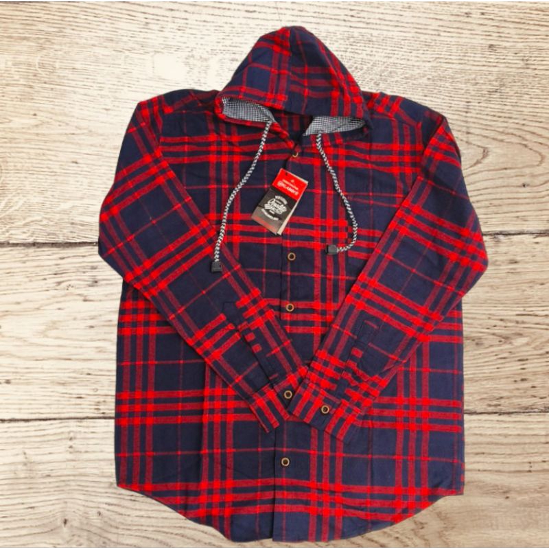 FLANNEL HOODIE PRIA WANITA/ KEMEJA FLANEL PANJANG TOPI TERBARU