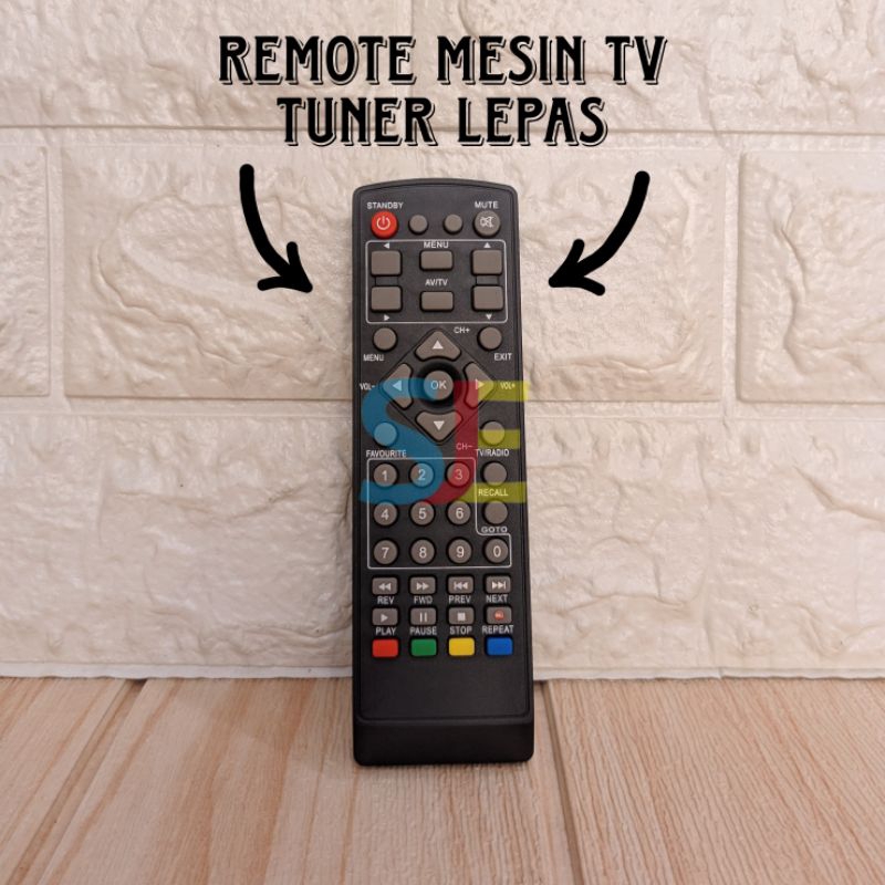 Remote Tuner Mesin Tv Digital / Remot Tunner Digital WCOM / Remote Tunner Mesin Tv Digital Original