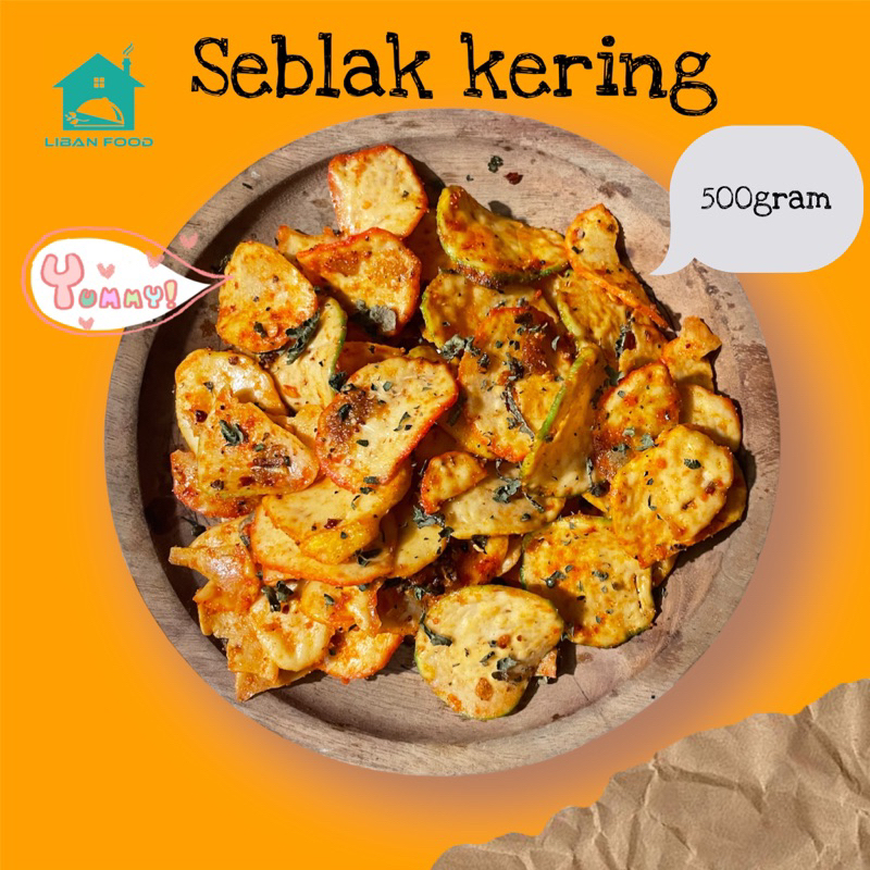 KERUPUK SEBLAK KERING 500GRAM PEDAS ORIGINAL