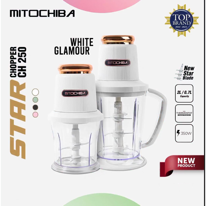 Chopper Mitochiba CH-250 / CH250 New Star Blade 2L - 9 Mata Pisau