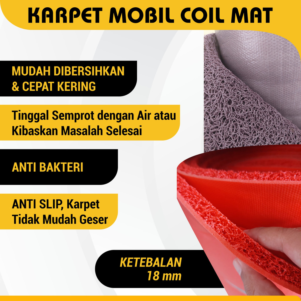 Karpet Mobil Mie Bihun New Yaris 2019 - 2022 Aksesoris Mobil Interior Mobil