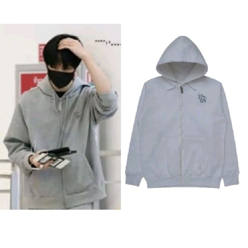 TERMURAH  Jaket zipper NCT Jisung Nos logo free foto