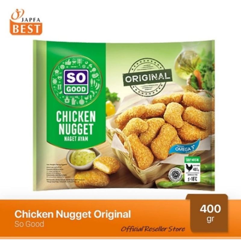 SO GOOD Chicken Nugget Original 400Gr