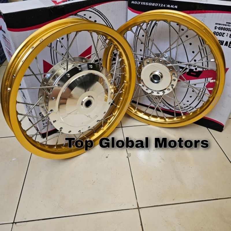 VELG RING14 BEAT VARIO SCOOPY VARIO125/150 SEPASANG VROSSI