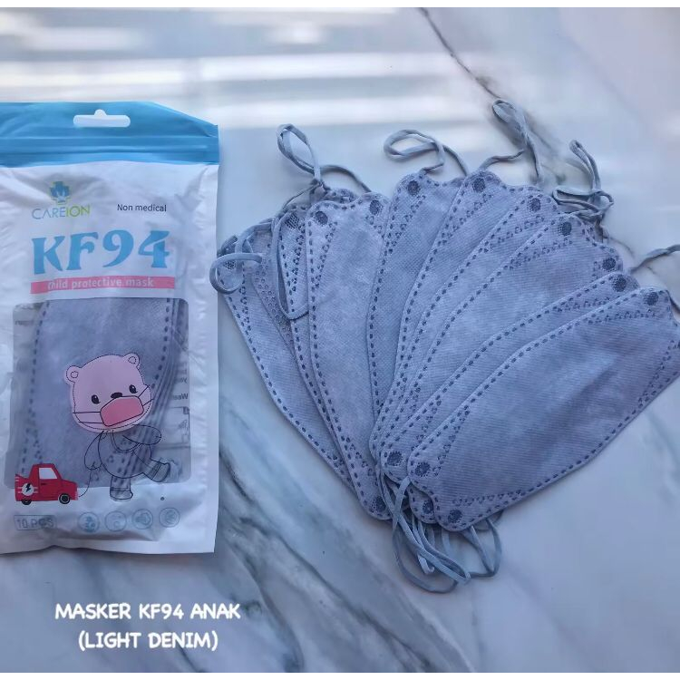 Masker Kf94 Anak warna pastel