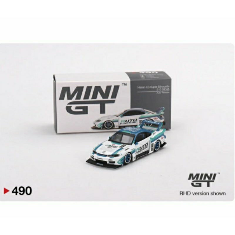 MINI GT 490 Nissan LB-Super Silhouette S15 Silvia Auto Finesse
