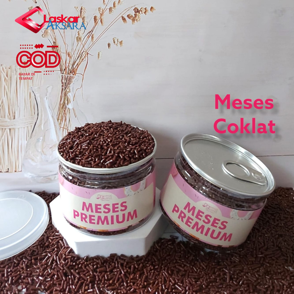 

Can - Meses Coklat Butiran Coklat Sprinkle Topping Kue Donut Bolu / Premium