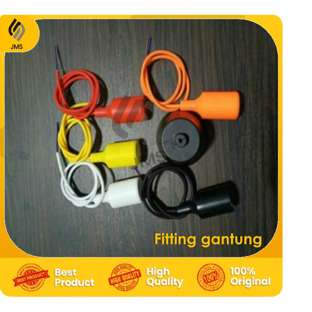 fitting gantung warna warni fiting lampu gantung filamen hias dekorasi cafe