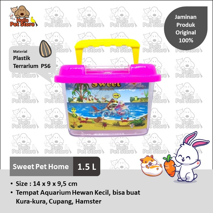 Pet Home Sweet / Aquarium ikan, hamster, kura kura