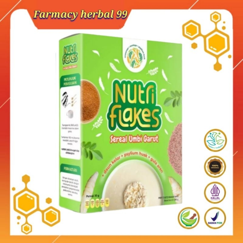 

Nutriflakes Sereal Umbi Garut Asam Lambung- AmpuhMengatasi Asam Lambung Gerd, Maag 1