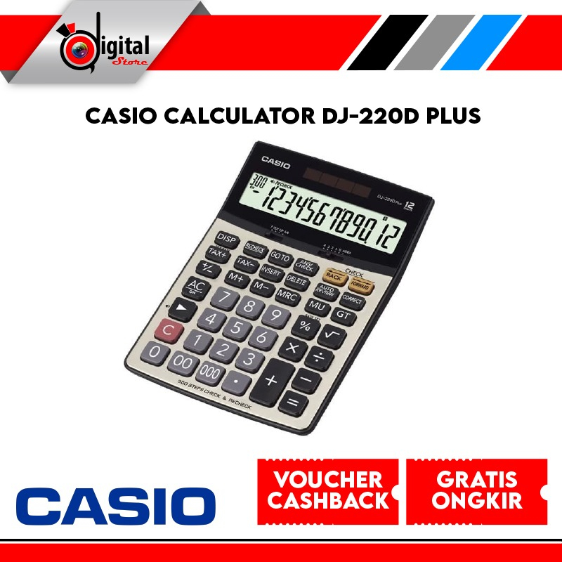 

Kalkulator Casio DJ-220D PLUS - Calculator Casio DJ220DPLUS