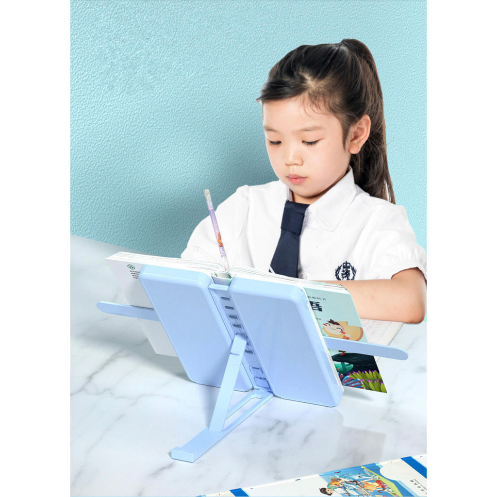 Kotak Pensil Anak Sekolah Motif Polos Multifungsi Drawing White Board + Book Stand Free Stiker Spidol