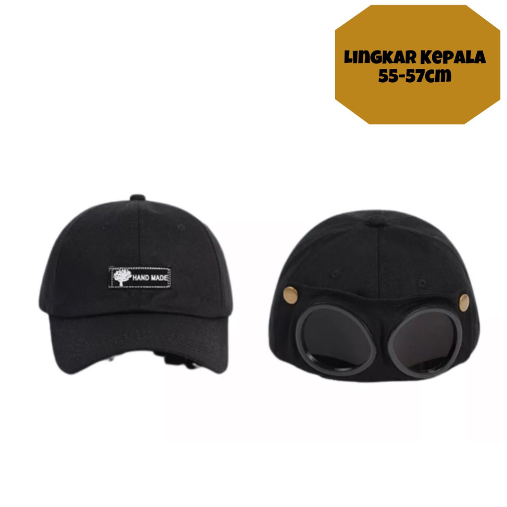 TOPI KECEMATA TOPI BASEBALL GOOGGLES CAP VIRAL
