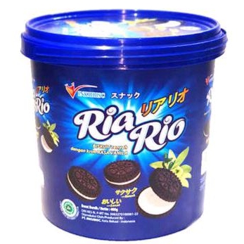 [400 GRAM] Inkubisc Ria Rio Biskuit RiaRio Biscuit Ria-Rio kemasan Toples 400gram