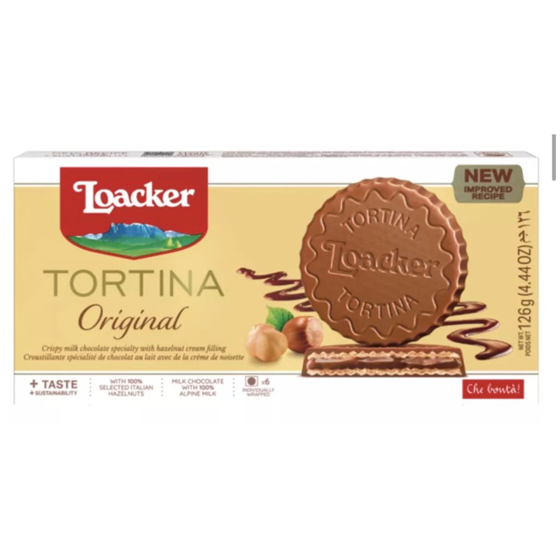 

Loacker Tortina Original Taste, 3 x 21 gr