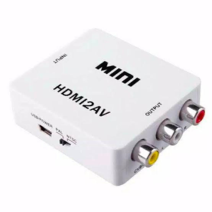 HDMI KE TV TABUNG / HDMI TO AV CONVERTER MANTUL MURAH MERIAH