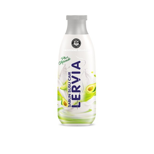 Lervia Shower Cream Milk or Avocado Sabun Cair [250 mL]