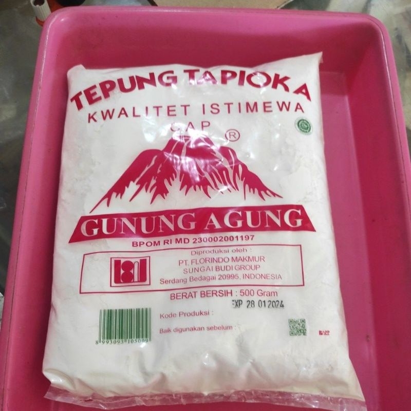

Tepung Tapioka Gunung Agung 500 gram