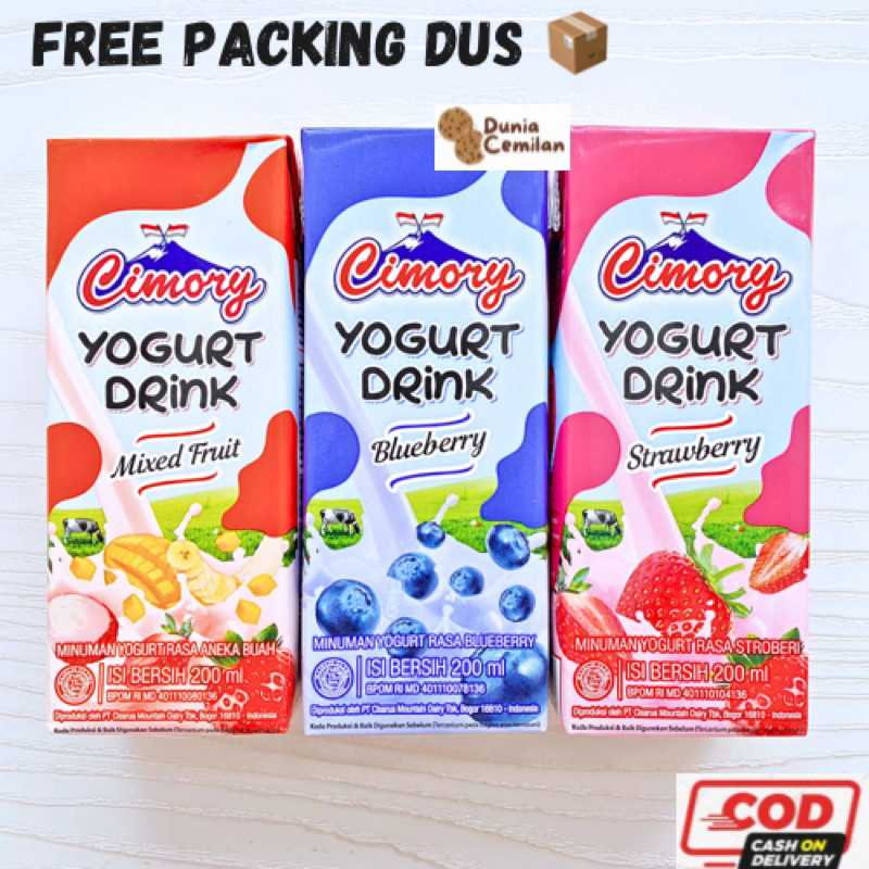 [TERMURAH!] Cimory Yoghurt Drink KOTAK 200ml - Ready To Drink