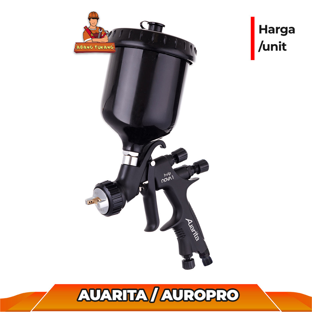 Spray Gun AUARITA ( AUROPRO ) NOVA1 HVLP 1.3mm Excellent Automotive Nova 1