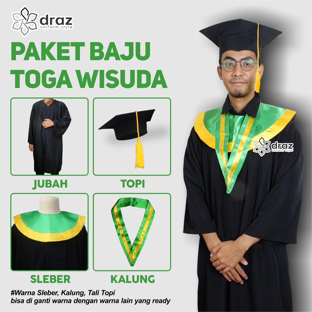 Paket Toga Wisuda Jual Paket Toga Wisuda Paket Perlengkapan Wisuda Paket Toga Wisuda Satuan Paket To