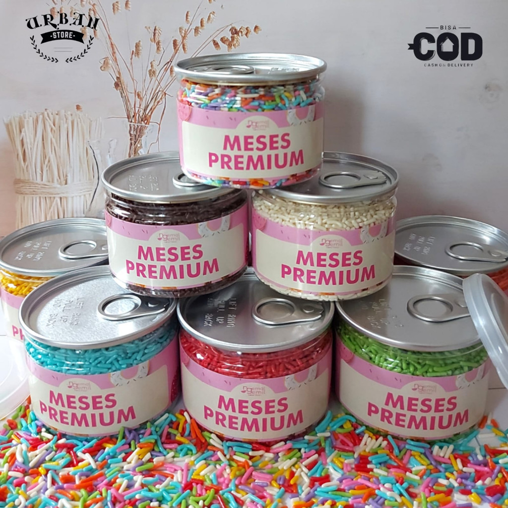 

Can - Variasi Meses Butiran Coklat Sprinkle Topping Kue Donut Bolu Kualitas Premium