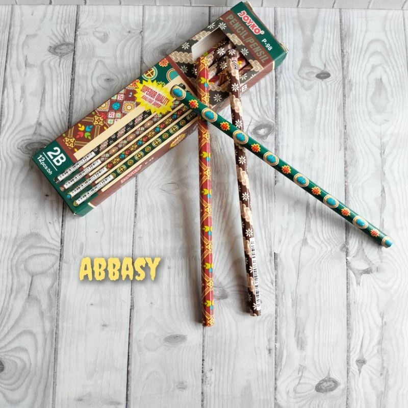 

pencil joyko P-98 Batik ( isi 12 Pcs )