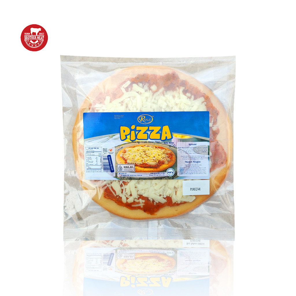 RIOUS Pizza Double Cheese 180gr, Pizza Keju Halal