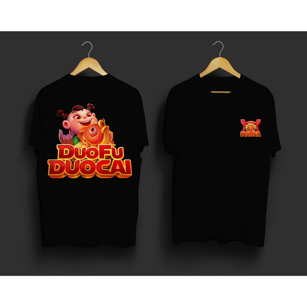 KAOS PRIA/KAOS GAME/KAOS SLOT/BAJU SLOT DUO FUCAI