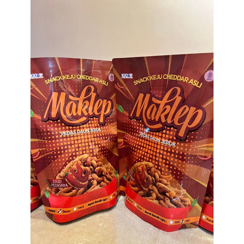 

Maklep Snack Pedas Daun Jeruk 150 gram