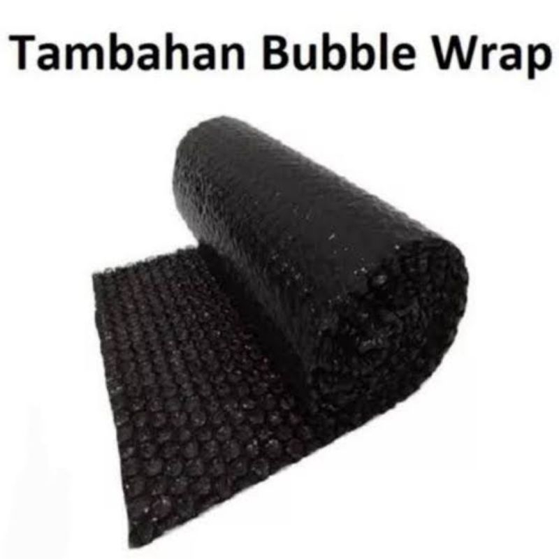 

Packing tambahan bubble wrap tebal