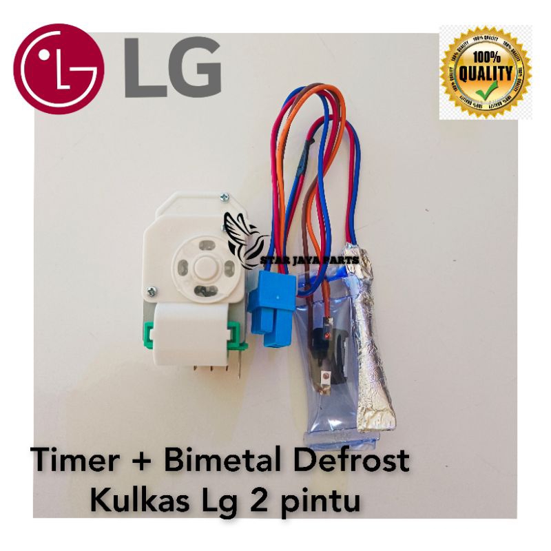 Timer dan Bimetal Defrost Kulkas LG 2 Pintu