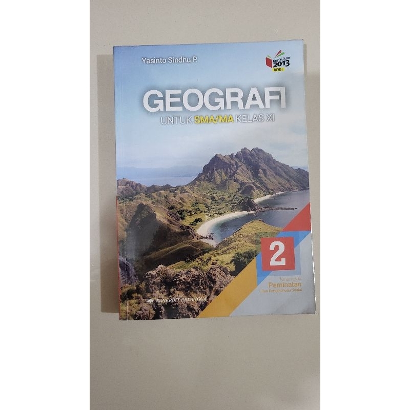 Buku geografi SMA Kelas XI (11) Penerbit Erlangga