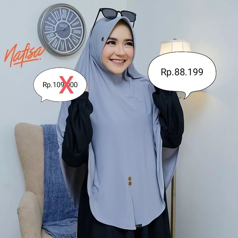 PROMO Hijab instan- Kerudung Instan-Kerudung Bergo-Jilbab Instan Pet Syar'i Premium - RETANIA