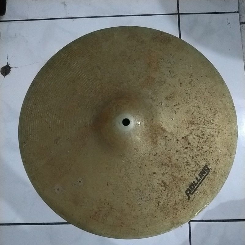 cymbal crash 16 inc rolling murah
