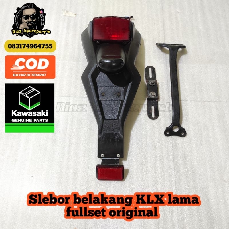 slebor spakbor belakang KLX lama old ORIGINAL fullset