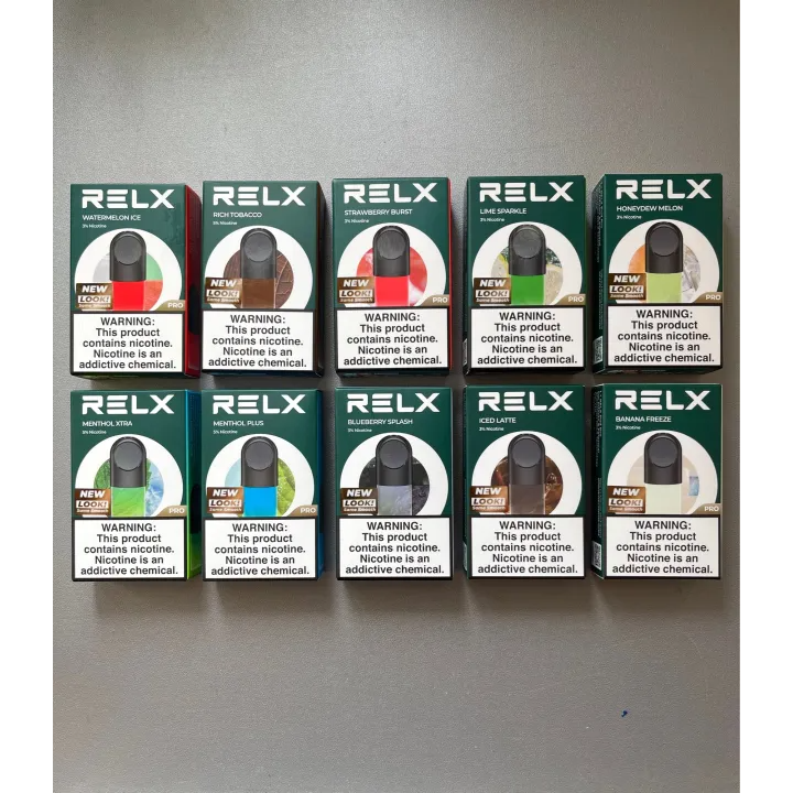 All Flavors Relx Refill INFINITY Pack Semua Rasa