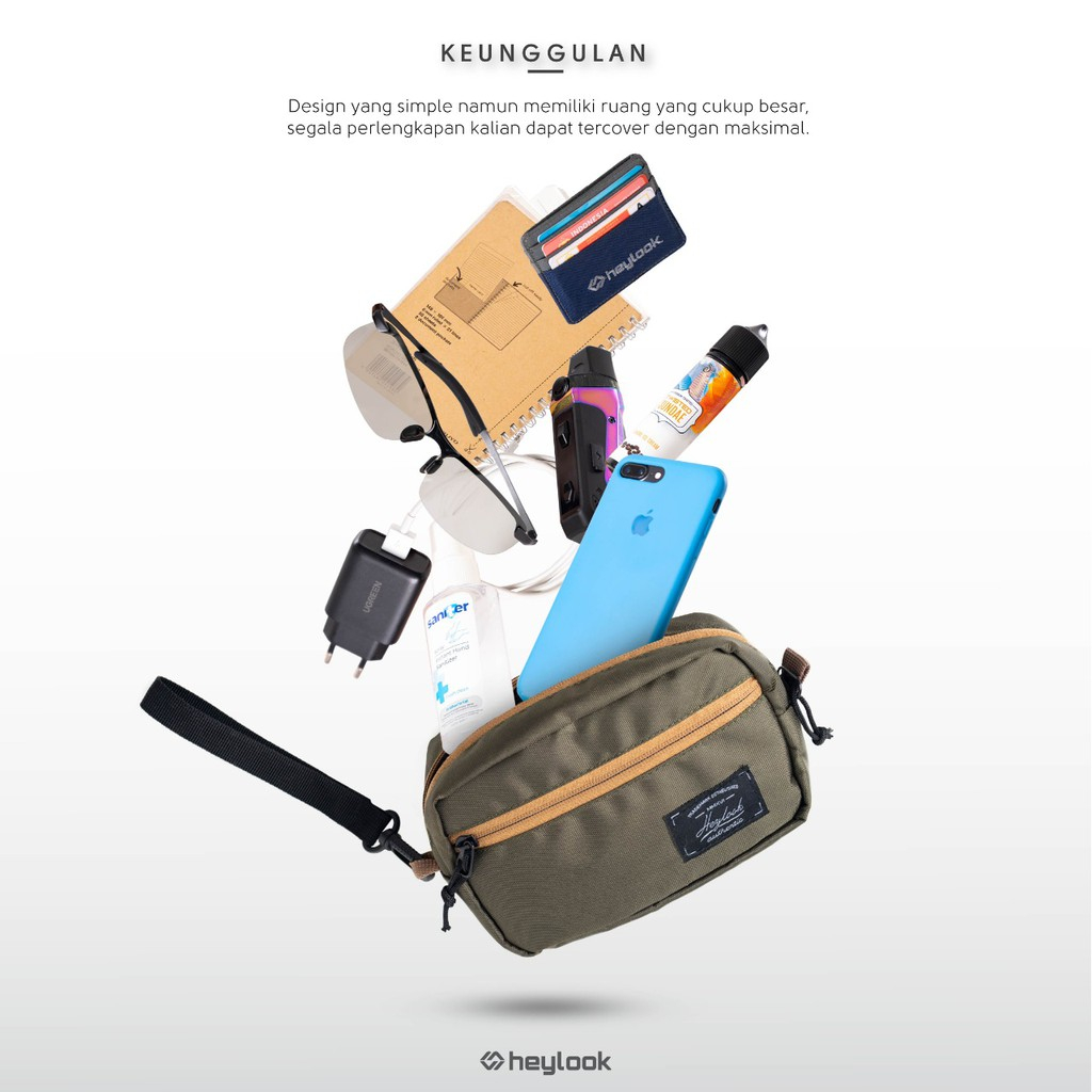 TAS  DOMPET  TRAVELING   CLUTH BAG SAND POUCH GADGET DISTRO  PRIA WANITA - POUCH