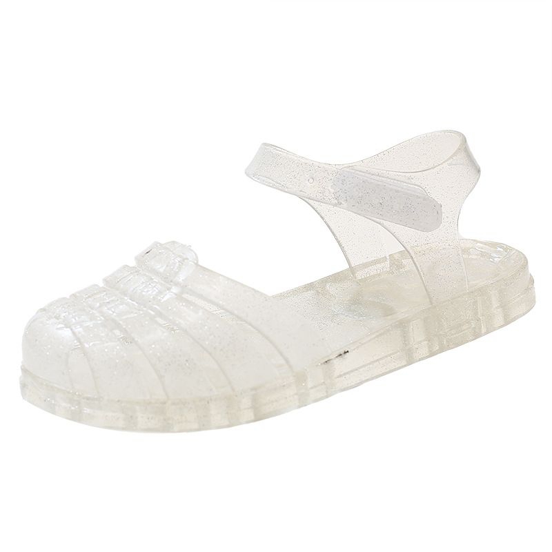 Sendal Sepatu Jelly Anak Perempuan Leona Lucu Berglitter Anti Slip Ringan Dan Lentur Ukuran 24-35