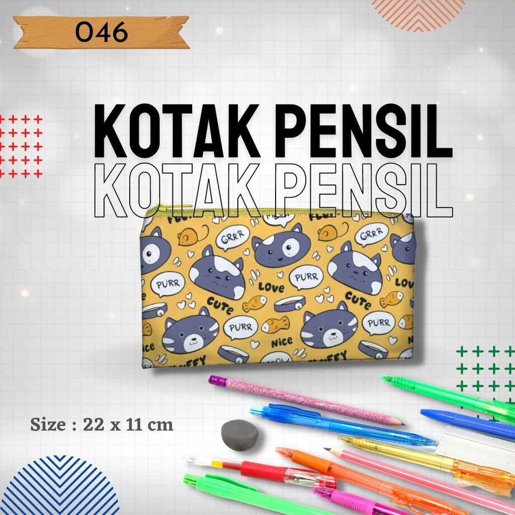 

Tempat Pensil, Kotak Pensil 046 gambar CUTE ,KUCING,PUUR Serbaguna Murah Dan Kualitas Terjamin.