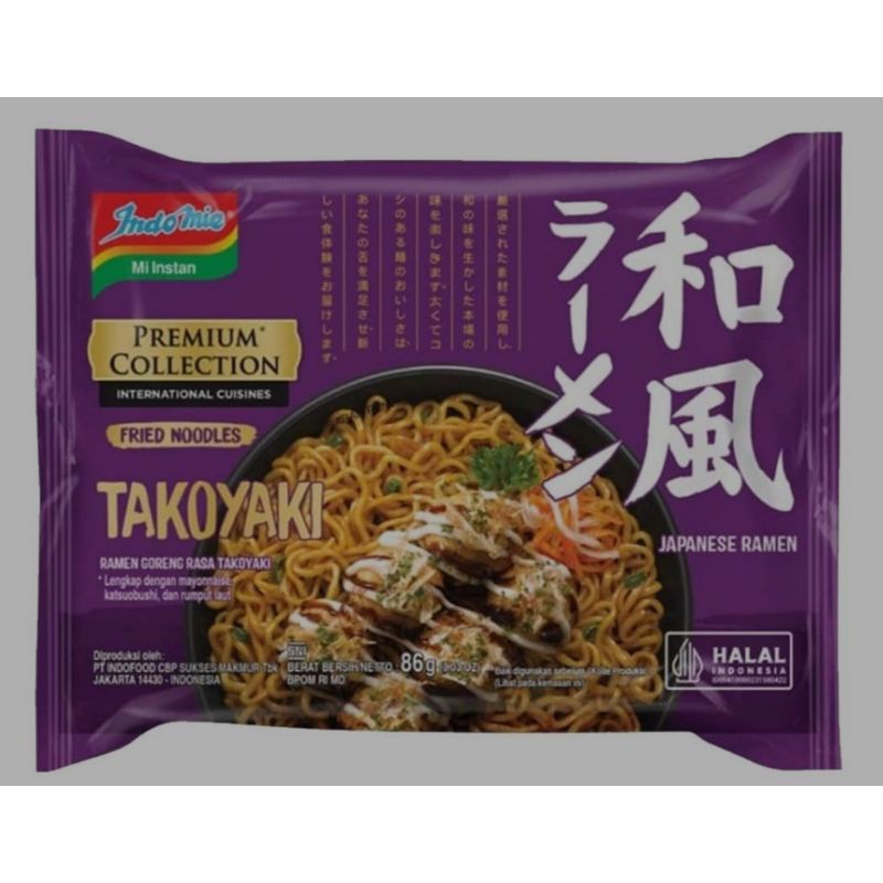 

Indomie Premium Takoyaki & Tori Miso 1ctn isi 20pcs