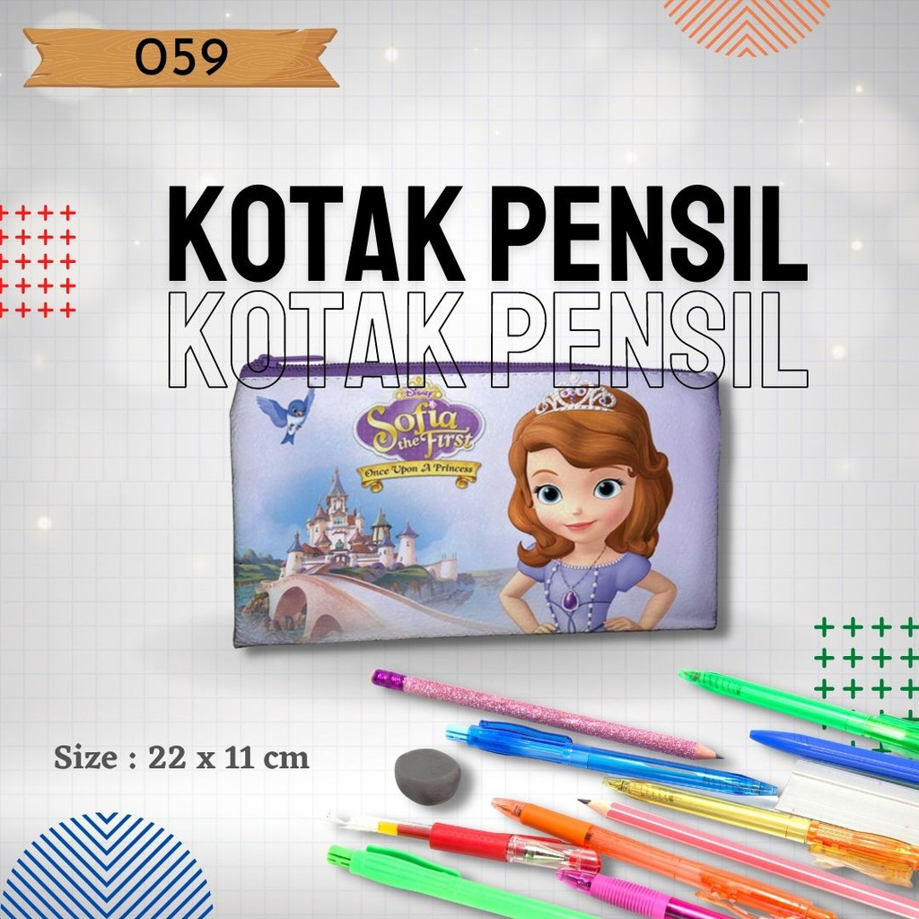 

Tempat Pensil, Kotak Pensil 059 gambar PRINCES SOFIA KARTUN Serbaguna Murah Dan Kualitas Terjamin.
