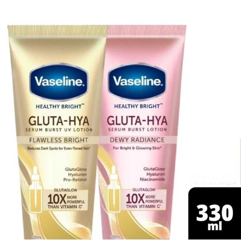 VASELINE Healthy Gluta-Hya Serum Flawless Bright &amp; Dewy Radiance 330 ml