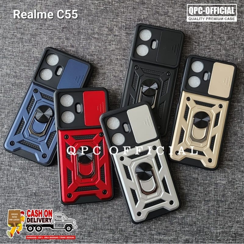Realme C55 Realme 10 Pro 5G Realme 5 Realme 5s Realme 5i Realme 7i Realme C17 Case ARMOR SLIDE PROTE