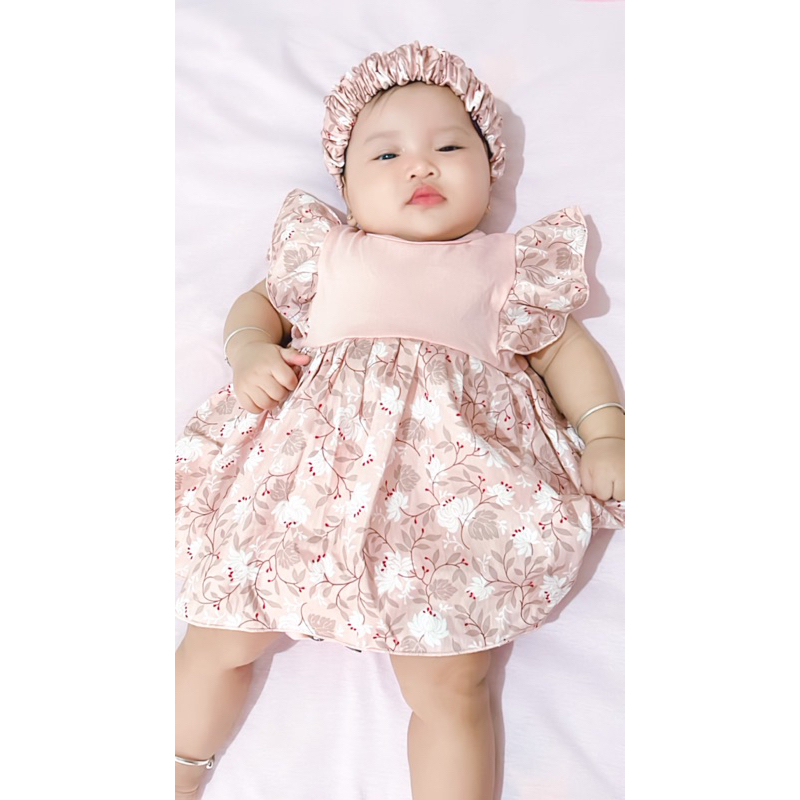 MINIQUIN Ruffle Bodysuit (Jumper Bayi Perempuan usia 0 - 18 bulan)