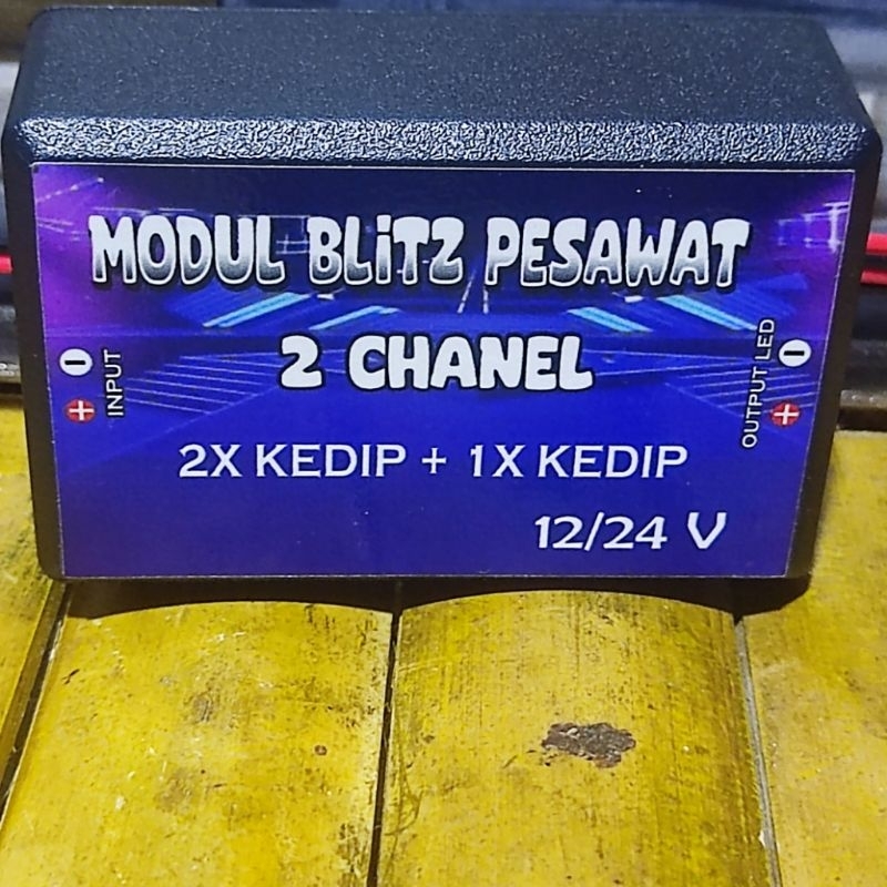 MODUL BLITZ PESAWAT 2 CHANEL 2X KEDIP + 1X KEDIP