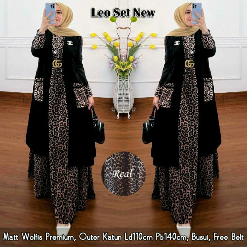 LEO SET NEW  / IR FASHION / TERLARIS / TERMURAH / COD BAYAR DI TEMPAT / DISKON / FLASH SALE / REZZA 