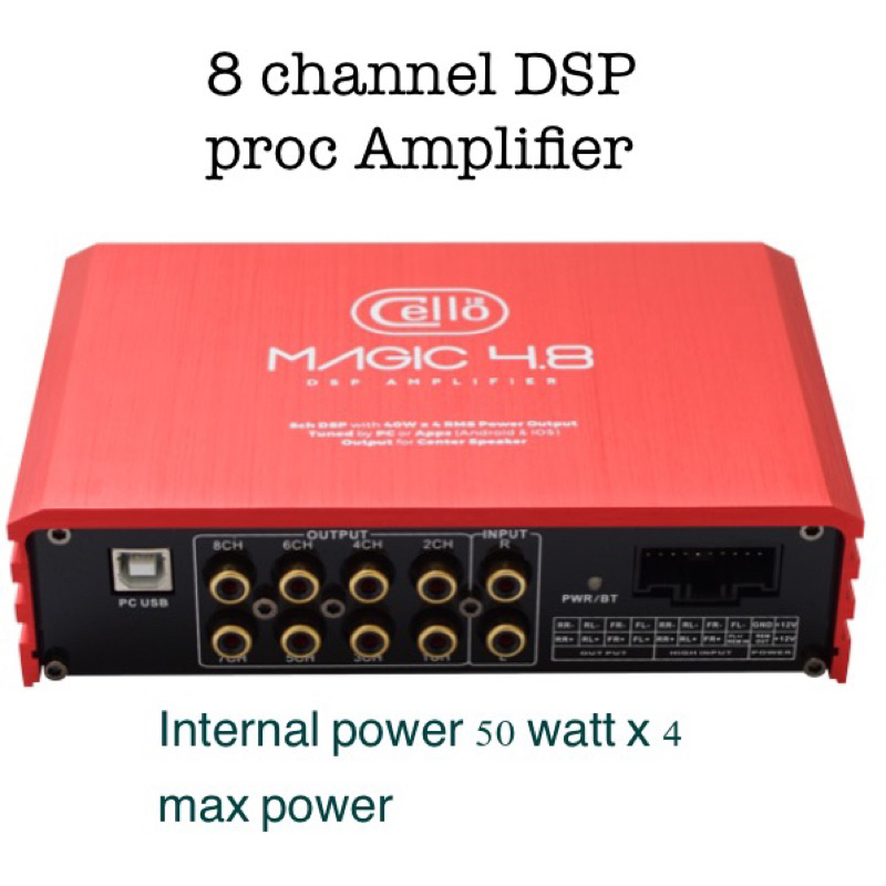 DSP CELLO MAGIC 4.8 , 8 channel